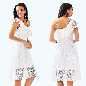 NEW Lilly Pulitzer White Callisto Terry Lace Dress